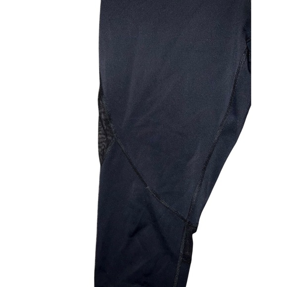 ALALA Crop Leggings Black Sz L | Minimalist Activewear Athleisure Tights - Picture 4 of 6